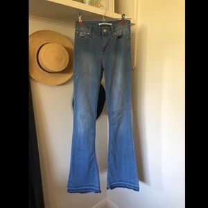 Boot cut jeans bought at a boutique